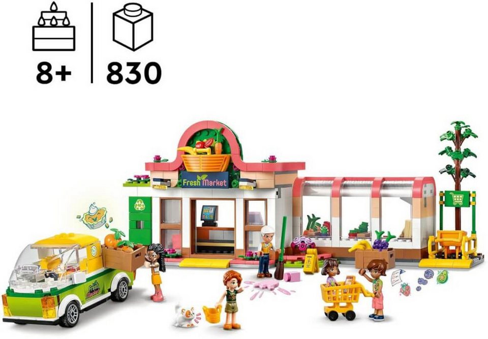 LEGO® Friends Bio-Laden Konstruktionsspielsteine, (Bio-Laden, Klemmbausteine), Made in Europe