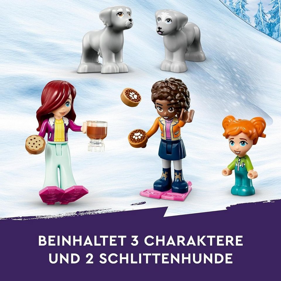 LEGO® Friends - Ferien im Iglu Set mit Camping-Zelt (41760) Konstruktions-Spielset, (491 St)