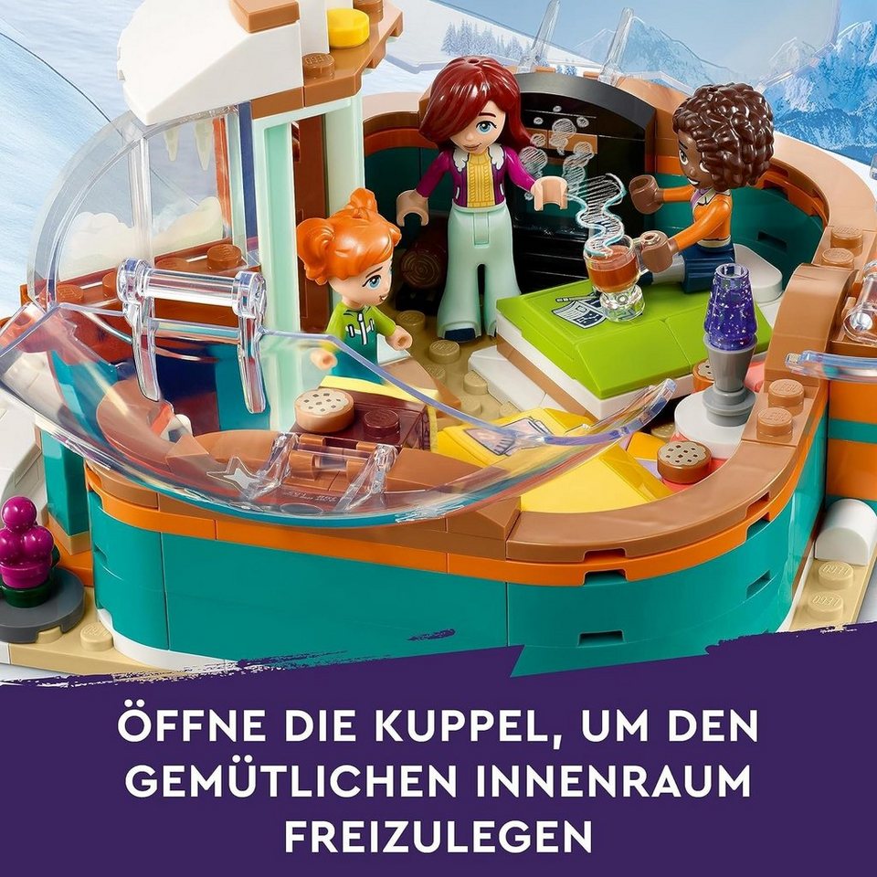 LEGO® Friends - Ferien im Iglu Set mit Camping-Zelt (41760) Konstruktions-Spielset, (491 St)