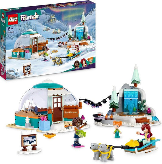 LEGO® Friends - Ferien im Iglu Set mit Camping-Zelt (41760) Konstruktions-Spielset, (491 St)