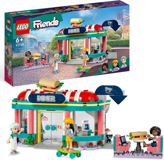 LEGO® Friends - Heartlake Downtown Diner (41728) Konstruktions-Spielset, (346 St)