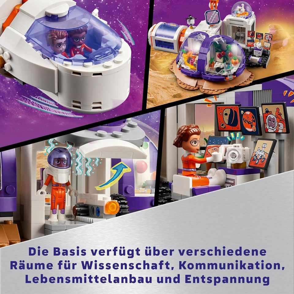 LEGO® Friends - Mars-Raumbasis mit Rakete (42605) Konstruktions-Spielset, (981 St)