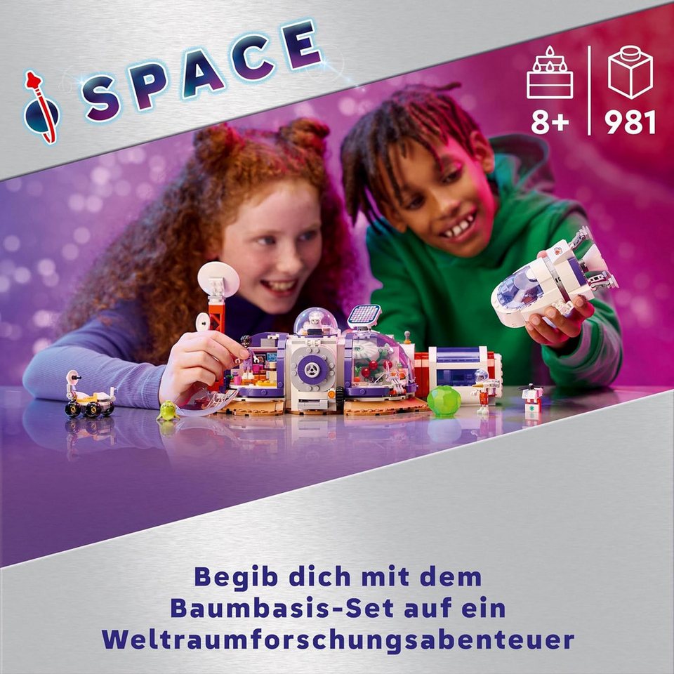 LEGO® Friends - Mars-Raumbasis mit Rakete (42605) Konstruktions-Spielset, (981 St)
