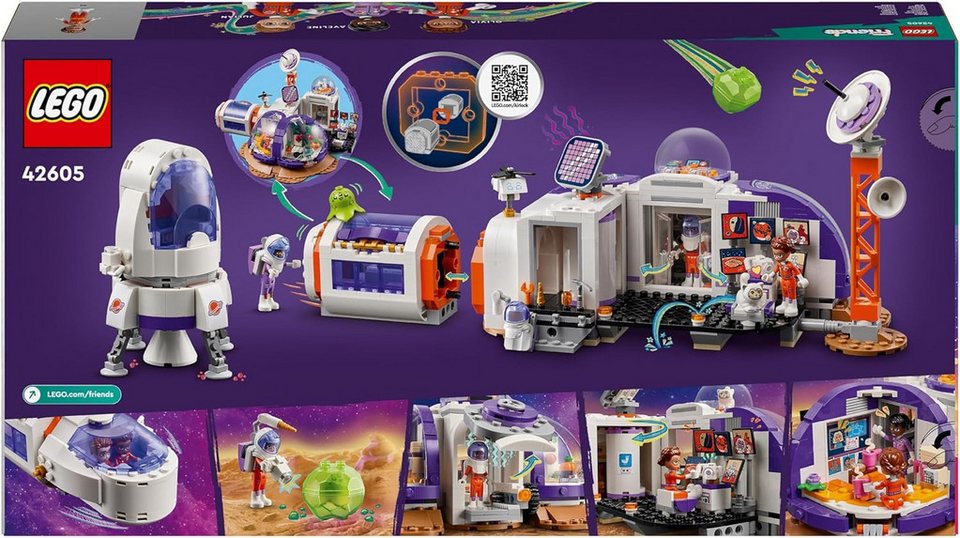 LEGO® Friends - Mars-Raumbasis mit Rakete (42605) Konstruktions-Spielset, (981 St)