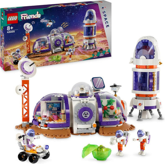 LEGO® Friends - Mars-Raumbasis mit Rakete (42605) Konstruktions-Spielset, (981 St)