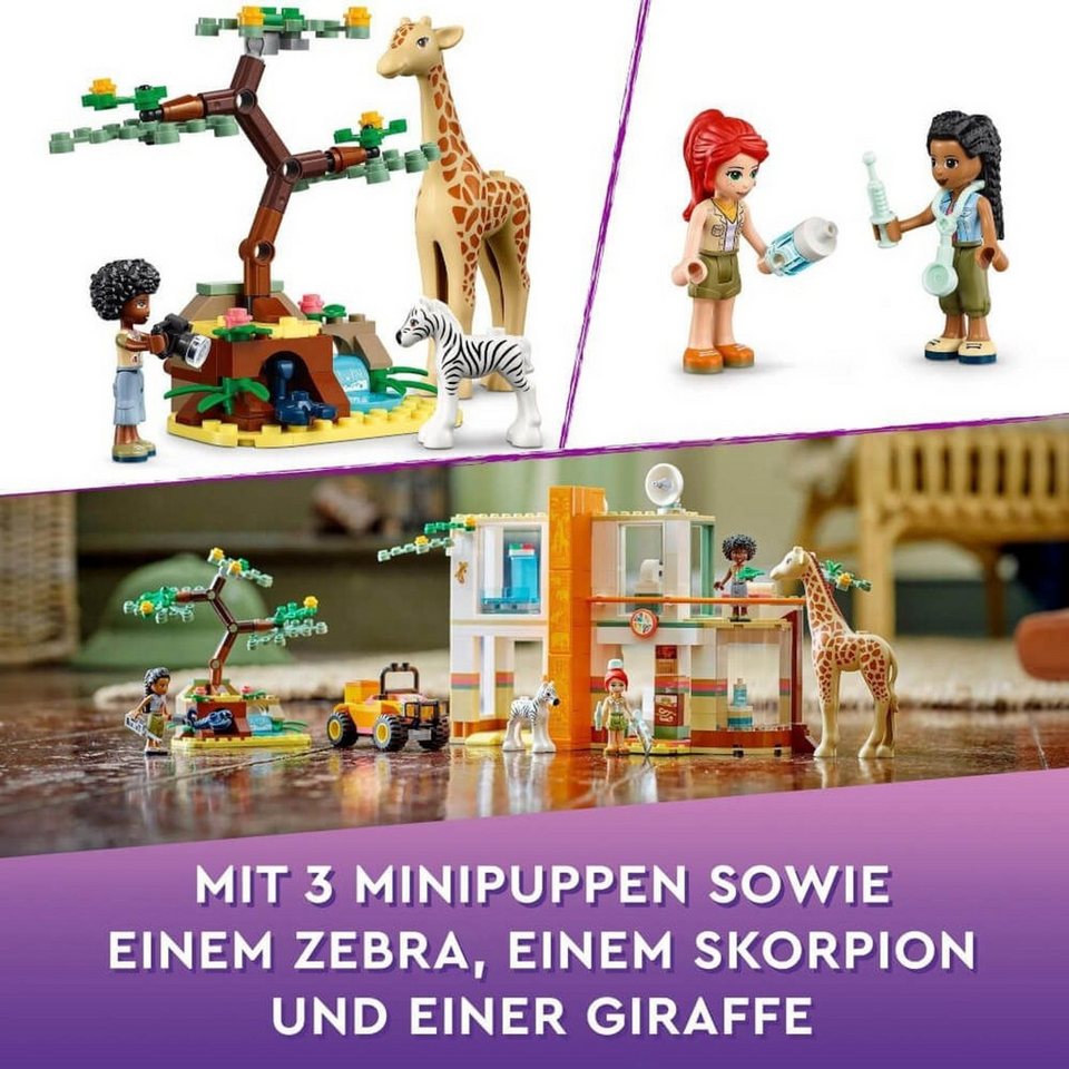 LEGO® Friends Mias Tierrettungsmission Konstruktionsspielsteine, (Mias Tierrettungsmission, Klemmbausteine), Made in Europe