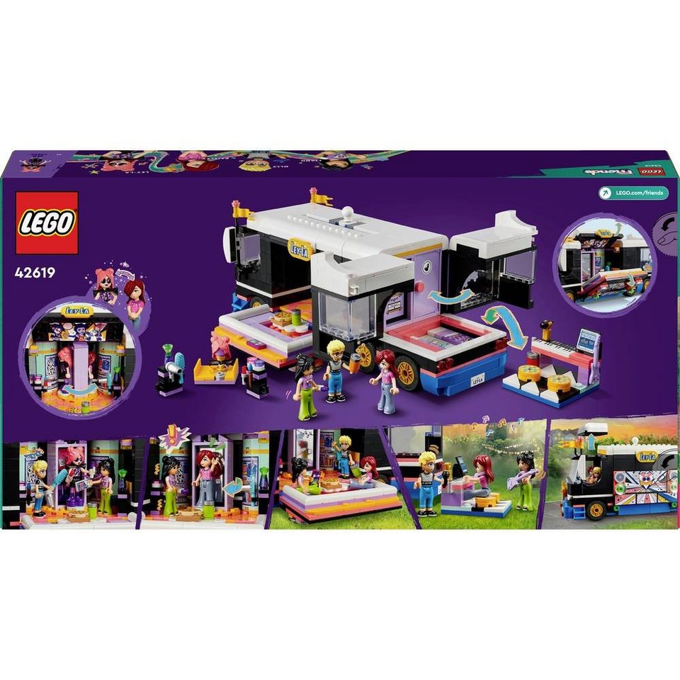 LEGO® FRIENDS Popstar-Tourbus Konstruktionsspielsteine