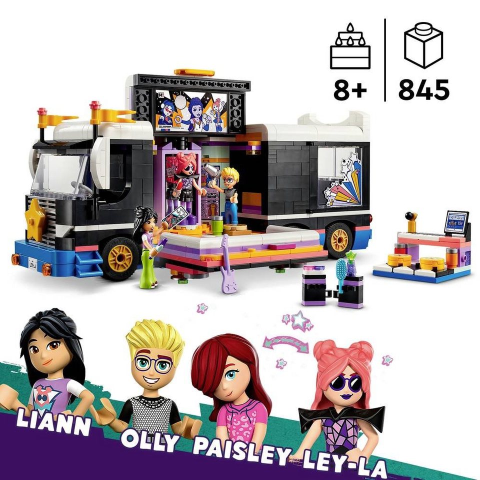 LEGO® FRIENDS Popstar-Tourbus Konstruktionsspielsteine