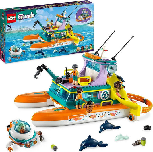 LEGO® Friends - Seerettungsboot (41734) Konstruktions-Spielset, (717 St)
