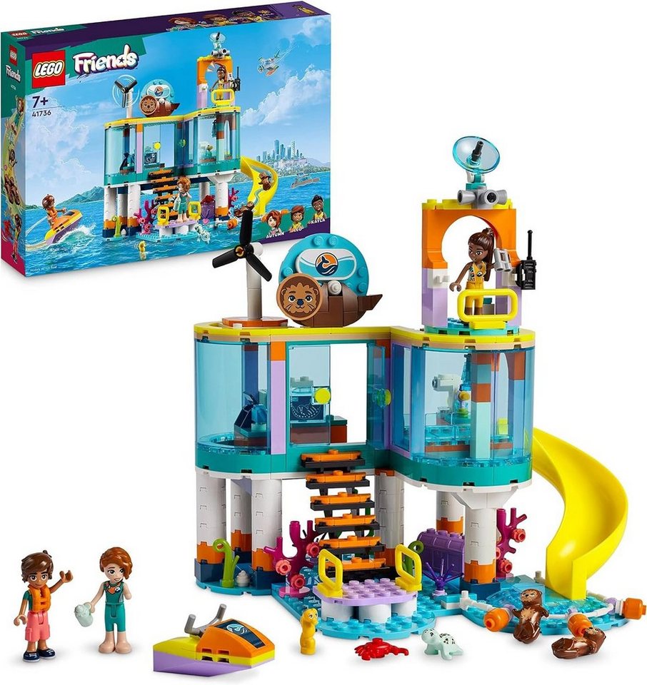 LEGO® Friends - Seerettungszentrum (41736) Konstruktions-Spielset, (376 St)