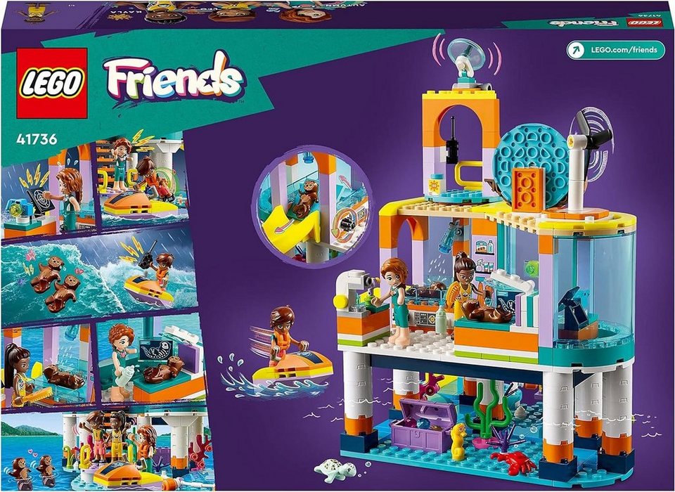 LEGO® Friends - Seerettungszentrum (41736) Konstruktions-Spielset, (376 St)
