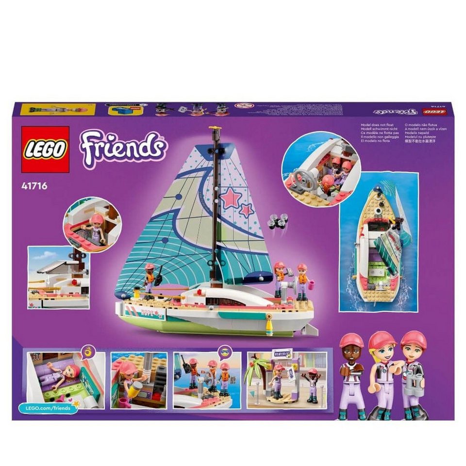 LEGO® Friends Stephanies Segelabenteuer Konstruktionsspielsteine, (Stephanies Segelabenteuer, Klemmbausteine), Made in Europe