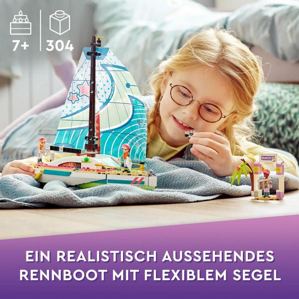 LEGO® Friends Stephanies Segelabenteuer Konstruktionsspielsteine, (Stephanies Segelabenteuer, Klemmbausteine), Made in Europe