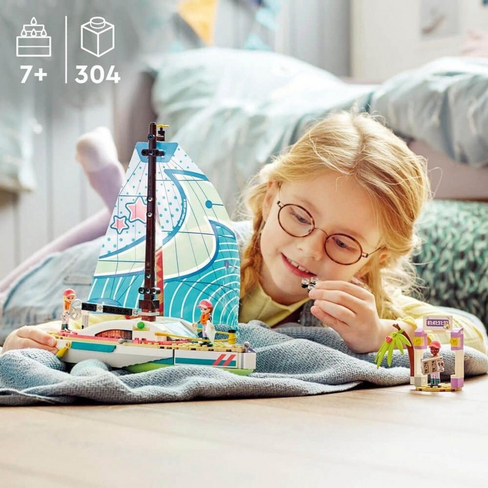 LEGO® Friends Stephanies Segelabenteuer Konstruktionsspielsteine, (Stephanies Segelabenteuer, Klemmbausteine), Made in Europe