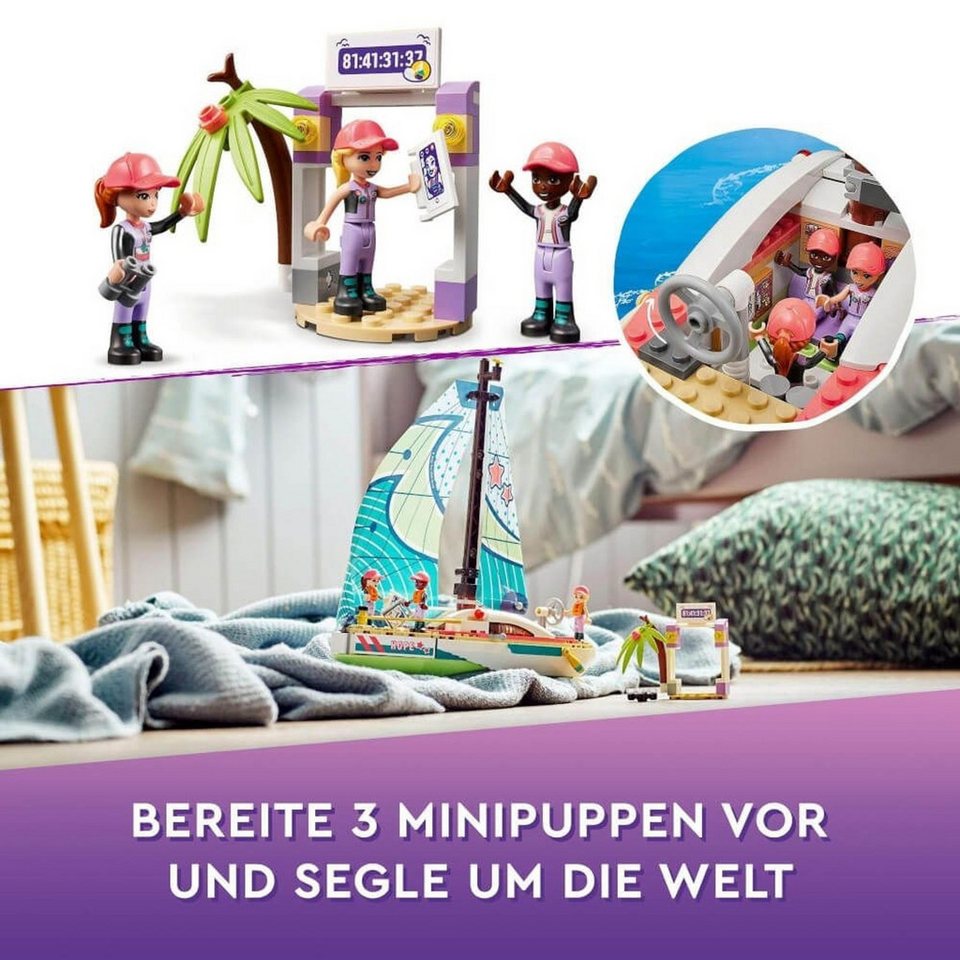 LEGO® Friends Stephanies Segelabenteuer Konstruktionsspielsteine, (Stephanies Segelabenteuer, Klemmbausteine), Made in Europe