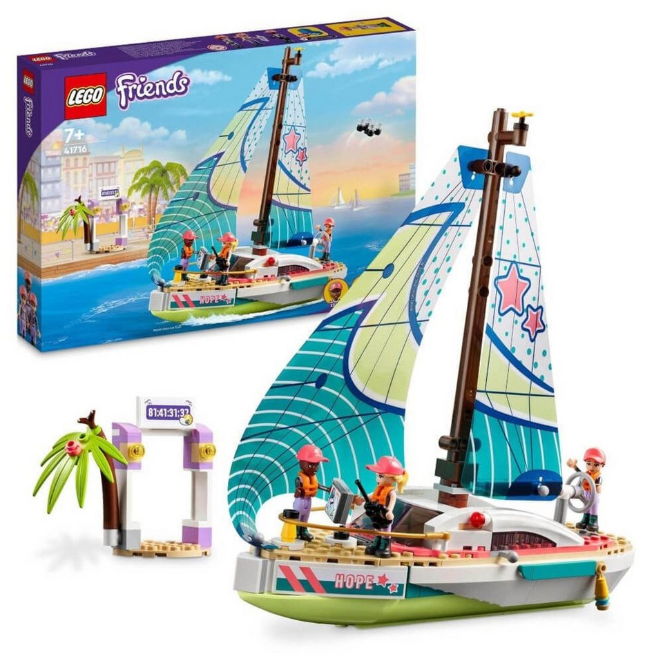 LEGO® Friends Stephanies Segelabenteuer Konstruktionsspielsteine, (Stephanies Segelabenteuer, Klemmbausteine), Made in Europe
