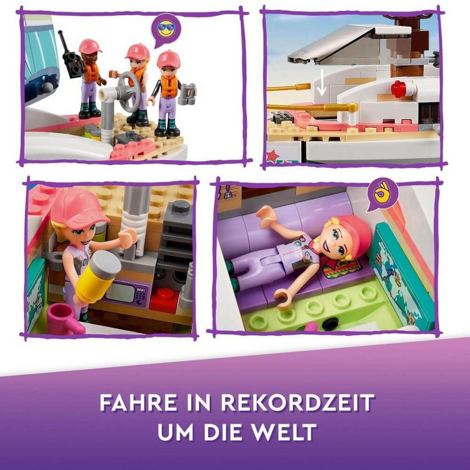 LEGO® Friends Stephanies Segelabenteuer Konstruktionsspielsteine, (Stephanies Segelabenteuer, Klemmbausteine), Made in Europe