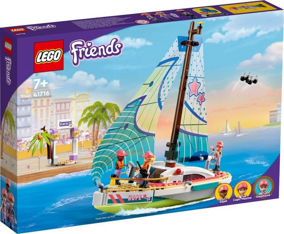 LEGO® Friends Stephanies Segelabenteuer Konstruktionsspielsteine, (Stephanies Segelabenteuer, Klemmbausteine), Made in Europe