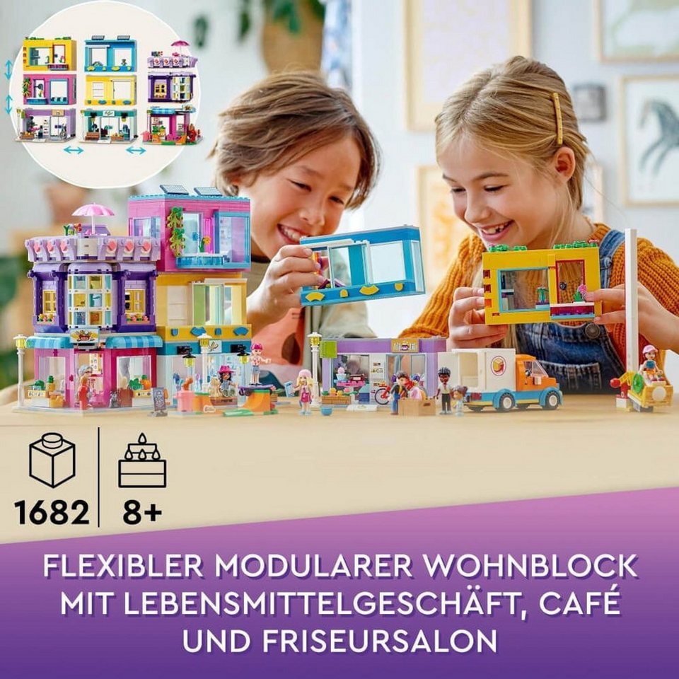 LEGO® Friends Wohnblock Konstruktionsspielsteine, (Wohnblock, Klemmbausteine), Made in Europe
