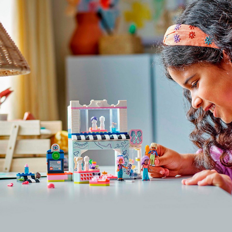LEGO® Friseursalon (42662), LEGO Friends Konstruktionsspielsteine, (347 St), Made in Europe