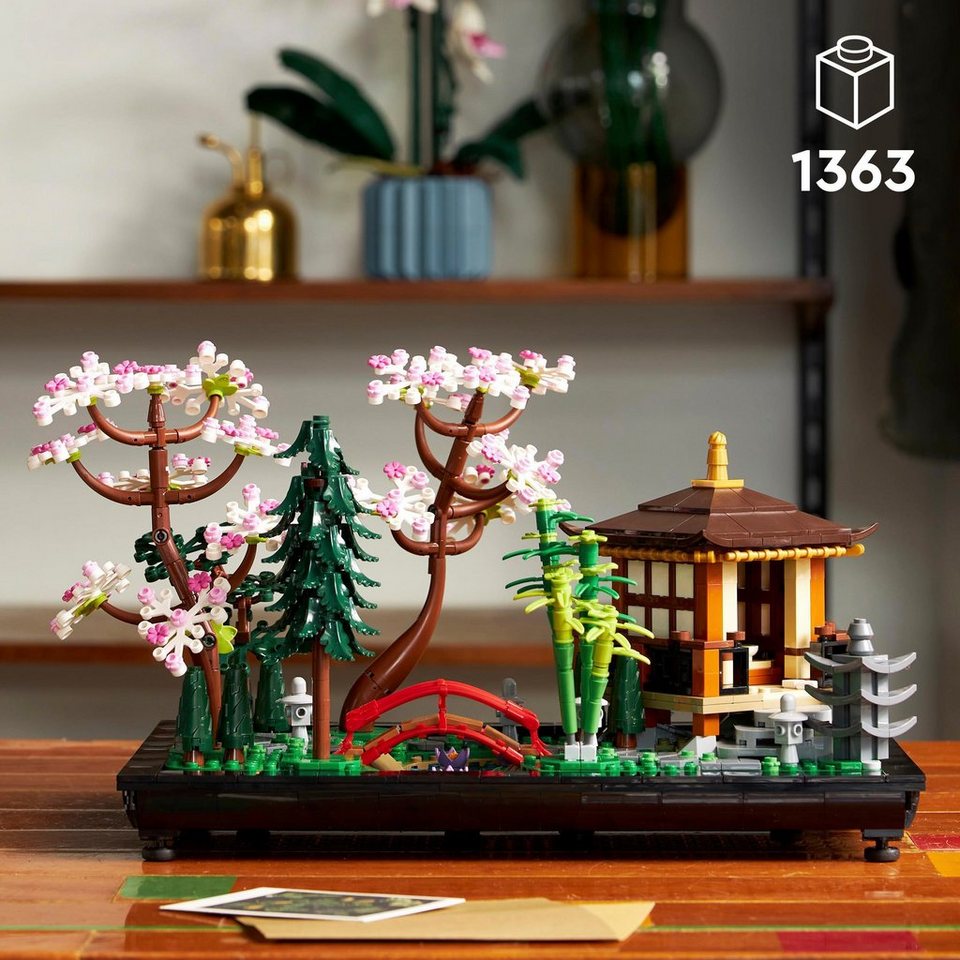 LEGO® Garten der Stille (10315), LEGO® Icons Konstruktionsspielsteine, (1363 St), Made in Europe