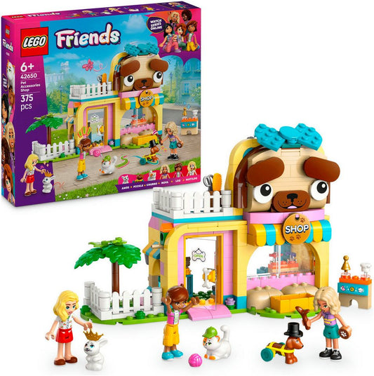 LEGO® Geschäft für Haustierzubehör (42650), LEGO Friends Konstruktionsspielsteine, (375 St), Made in Europe