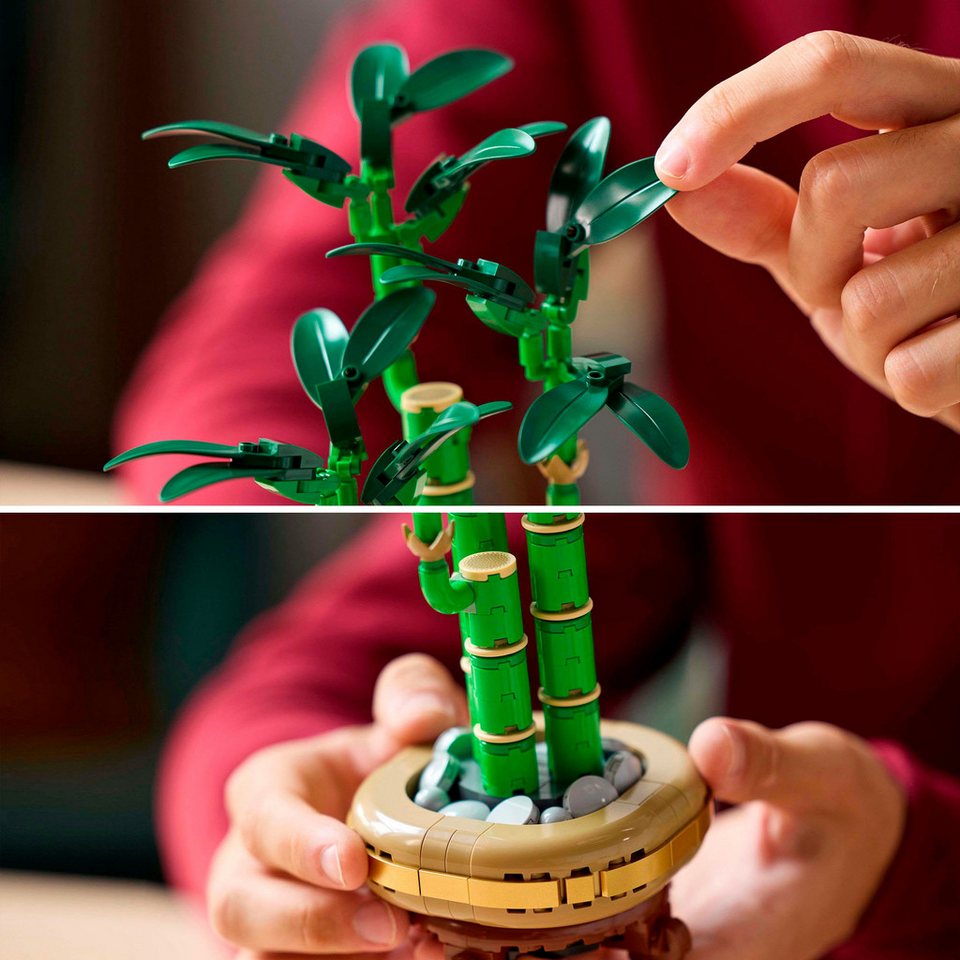 LEGO® Glücks-Bambus (10344), LEGO Botanicals Konstruktionsspielsteine, (325 St), Made in Europe