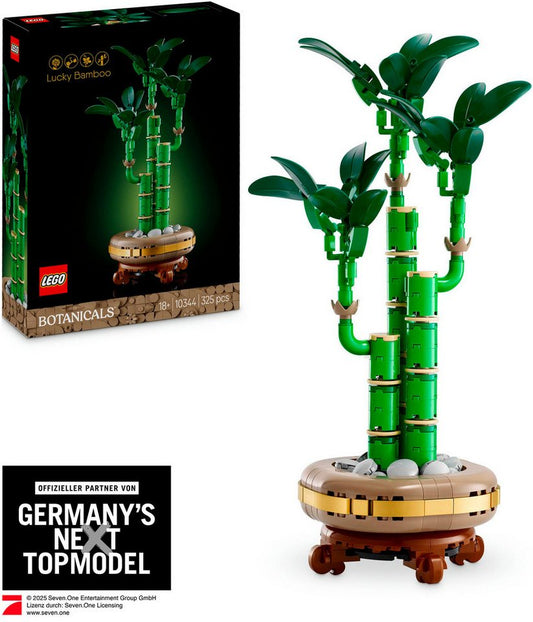 LEGO® Glücks-Bambus (10344), LEGO Botanicals Konstruktionsspielsteine, (325 St), Made in Europe