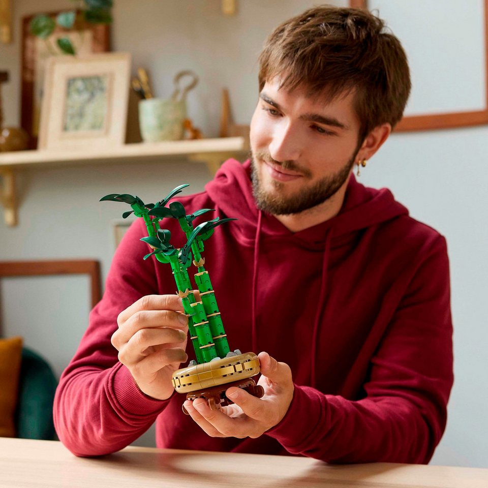 LEGO® Glücks-Bambus (10344), LEGO Botanicals Konstruktionsspielsteine, (325 St), Made in Europe