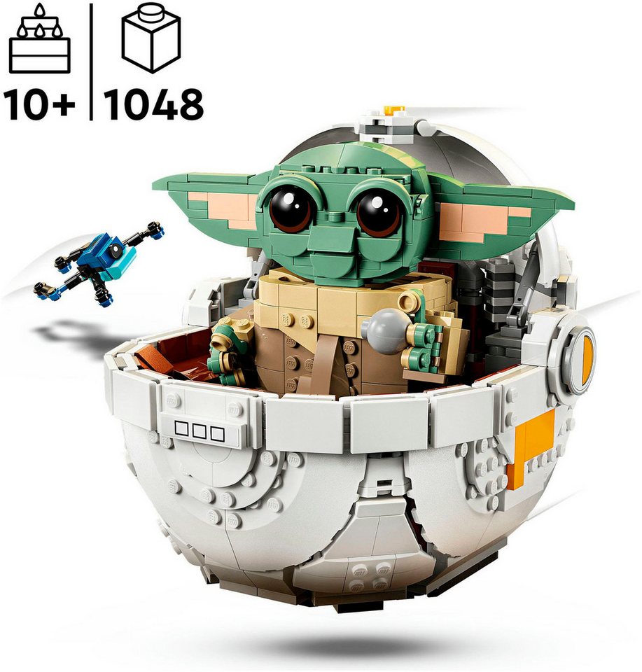LEGO® Grogu™ in seiner Repulsorwiege (75403), LEGO Star Wars Konstruktionsspielsteine, (1048 St), Made in Europe