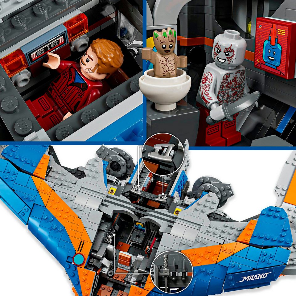 LEGO® Guardians of the Galaxy: Die Milano (76286), LEGO Super Heroes Konstruktionsspielsteine, (2090 St), Made in Europe