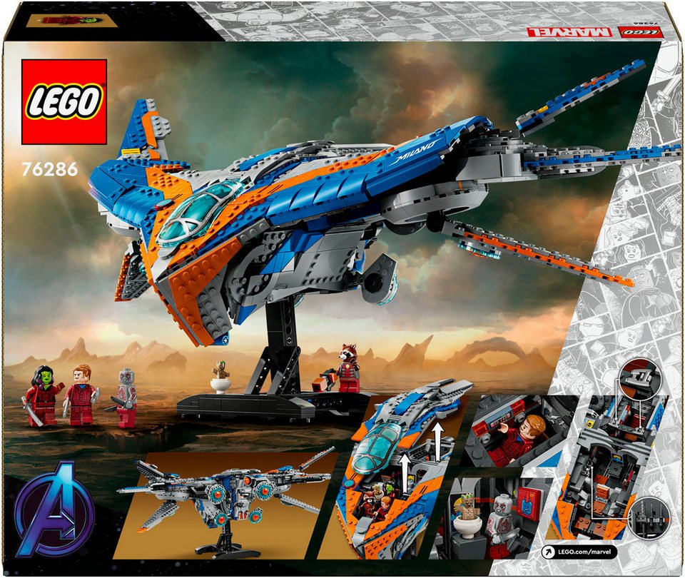 LEGO® Guardians of the Galaxy: Die Milano (76286), LEGO Super Heroes Konstruktionsspielsteine, (2090 St), Made in Europe