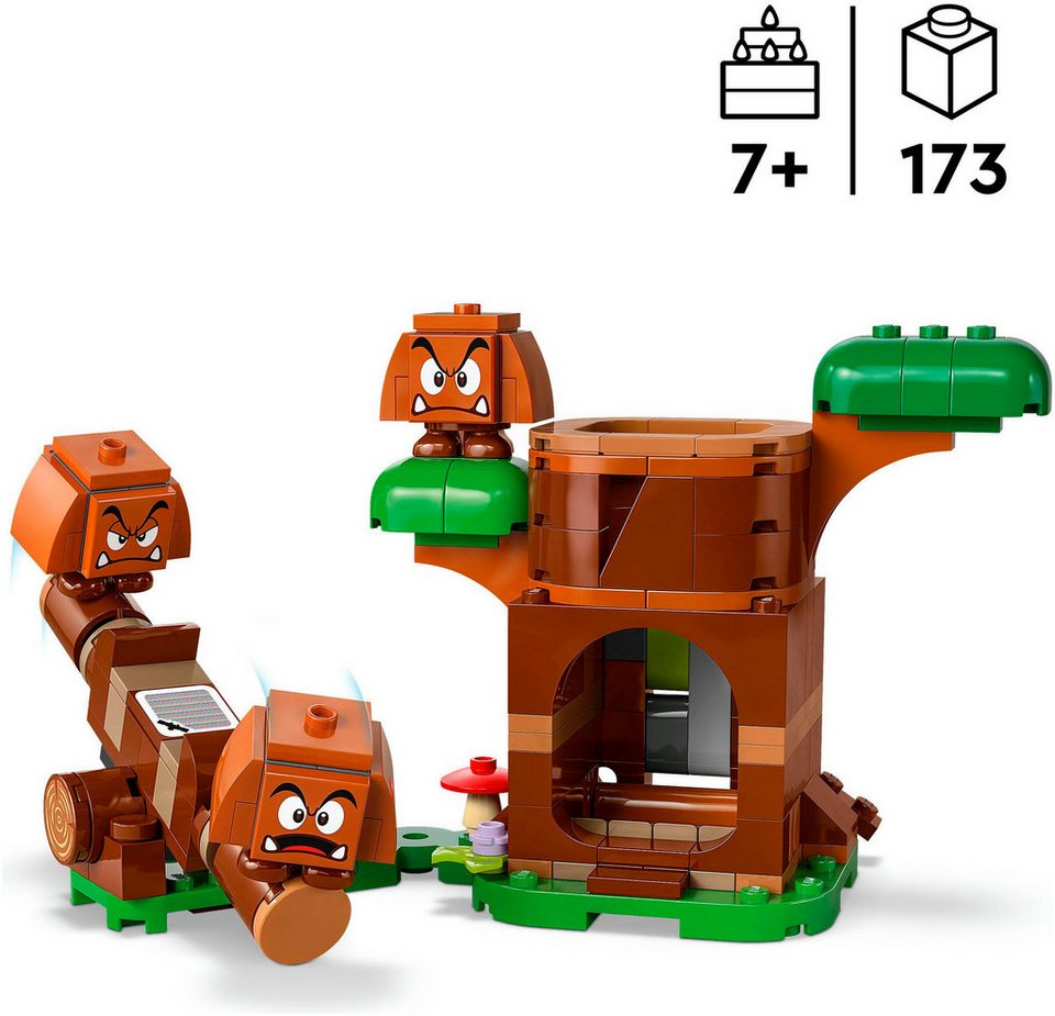 LEGO® Gumba-Spielplatz (71433), LEGO Super Mario Konstruktionsspielsteine, (173 St), Made in Europe