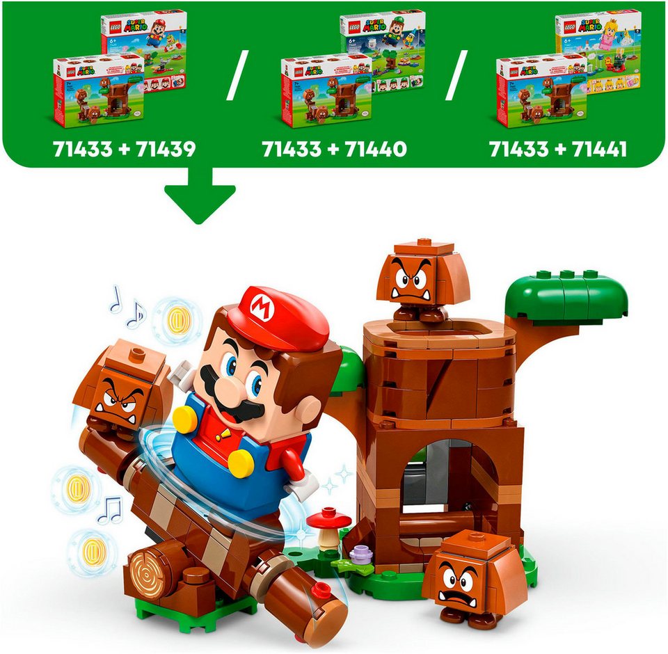 LEGO® Gumba-Spielplatz (71433), LEGO Super Mario Konstruktionsspielsteine, (173 St), Made in Europe