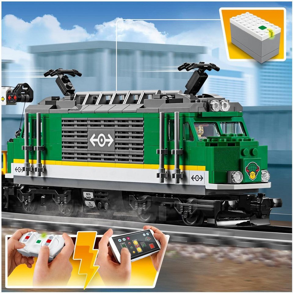 LEGO® Güterzug (60198), LEGO® City Konstruktionsspielsteine, (1226 St)