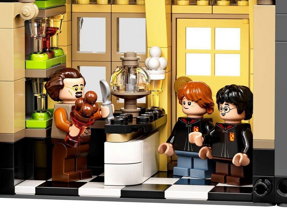LEGO® Harry Potter - Winkelgasse (75978) inkl. Ninjago - Mikro-City (40703) Konstruktionsspielsteine, (5544 St)