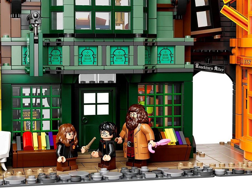 LEGO® Harry Potter - Winkelgasse (75978) inkl. Ninjago - Mikro-City (40703) Konstruktionsspielsteine, (5544 St)