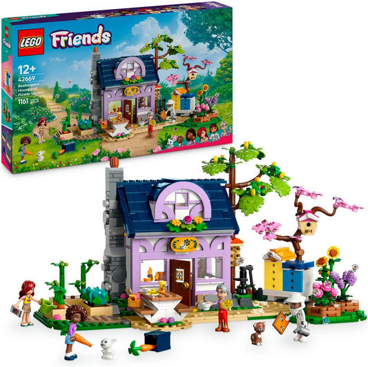 LEGO® Haus und Blumengarten der Imker (42669), LEGO Friends Konstruktionsspielsteine, (1161 St), Made in Europe