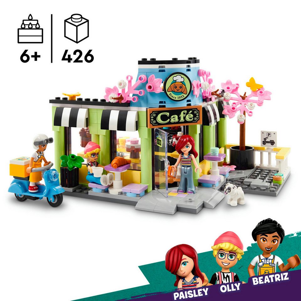 LEGO® Heartlake City Café (42618), LEGO Friends Konstruktionsspielsteine, (426 St), Made in Europe