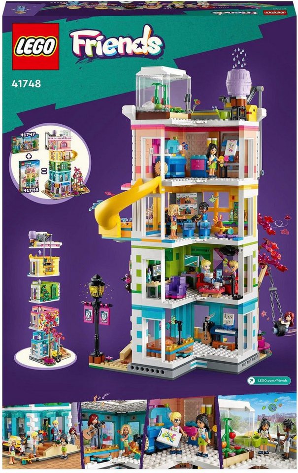LEGO® Heartlake City Gemeinschaftszentrum (41748), LEGO® Friends Konstruktionsspielsteine, (1513 St), Made in Europe