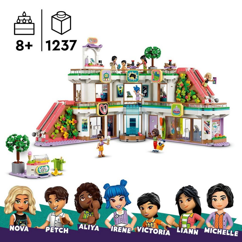 LEGO® Heartlake City Kaufhaus (42604), LEGO Friends Konstruktionsspielsteine, (1237 St), Made in Europe