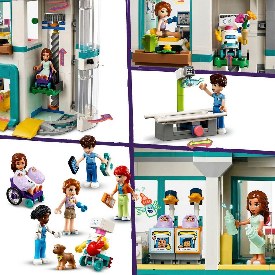 LEGO® Heartlake City Krankenhaus (42621), LEGO Friends Konstruktionsspielsteine, (1045 St), Made in Europe