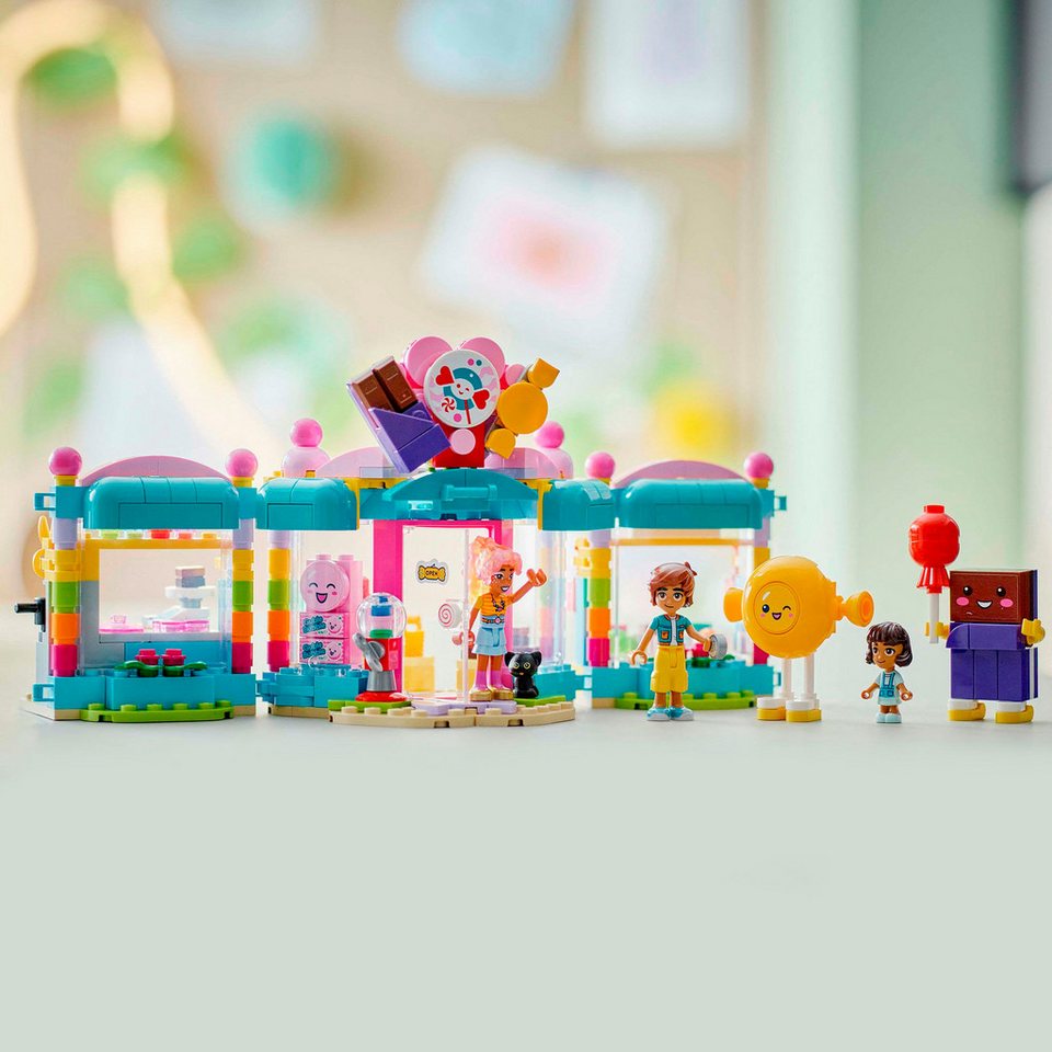 LEGO® Heartlake City Süßwarenladen (42649), LEGO Friends Konstruktionsspielsteine, (376 St), Made in Europe