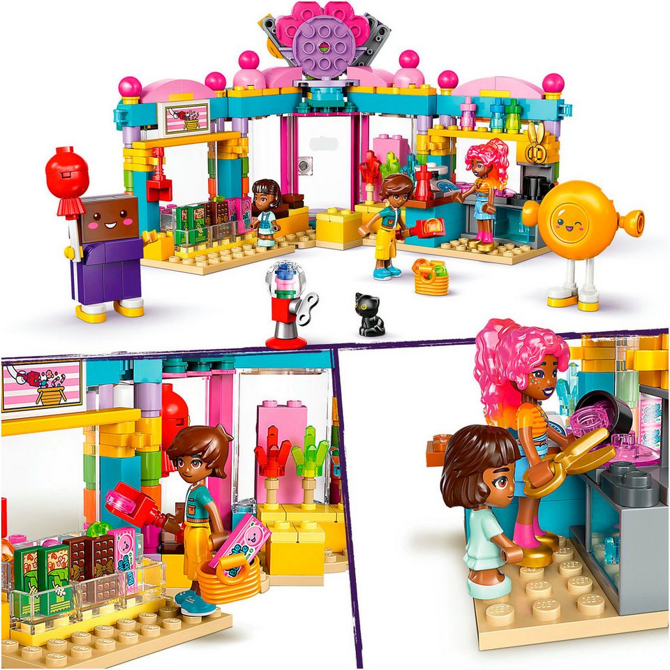 LEGO® Heartlake City Süßwarenladen (42649), LEGO Friends Konstruktionsspielsteine, (376 St), Made in Europe
