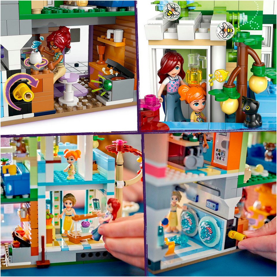 LEGO® Heartlake City Wohn- und Einkaufsstraße (42670), LEGO Friends Konstruktionsspielsteine, (2040 St), Made in Europe