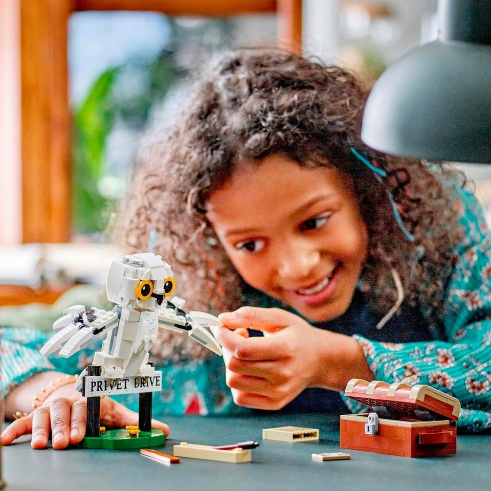 LEGO® Hedwig™ im Ligusterweg 4 (76425), LEGO® Harry Potter™ Konstruktionsspielsteine, (337 St), Made in Europe