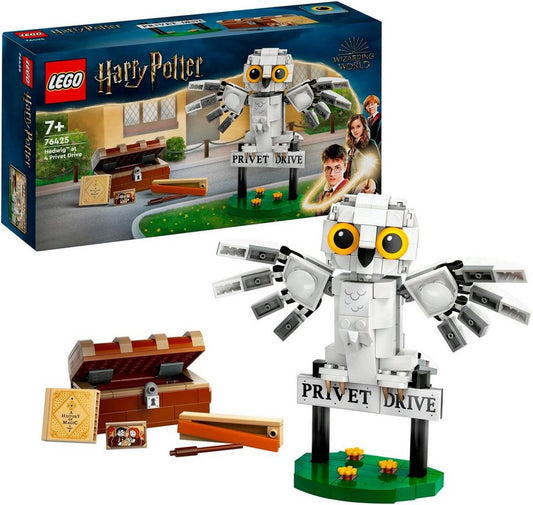 LEGO® Hedwig™ im Ligusterweg 4 (76425), LEGO® Harry Potter™ Konstruktionsspielsteine, (337 St), Made in Europe