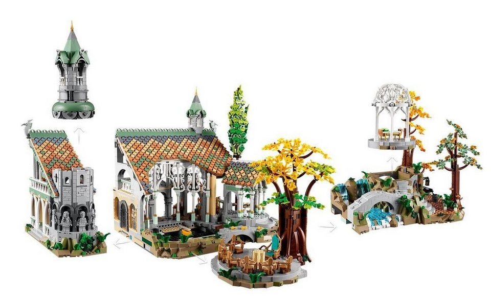 LEGO® Herr der Ringe - Bruchtal (10316) Spielbausteine, (6167 St)