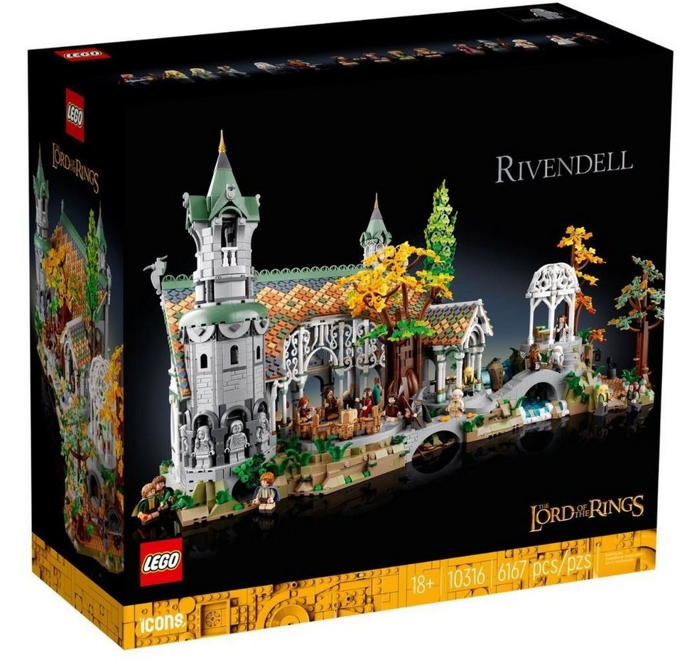 LEGO® Herr der Ringe - Bruchtal (10316) Spielbausteine, (6167 St)