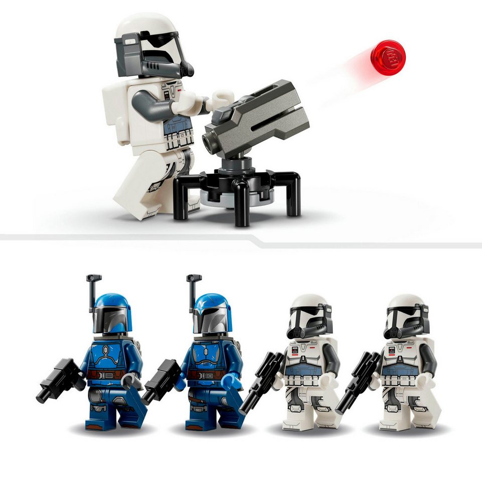 LEGO® Hinterhalt auf Mandalore™ Battle Pack (75373), LEGO Star Wars™ Konstruktionsspielsteine, (109 St), Made in Europe